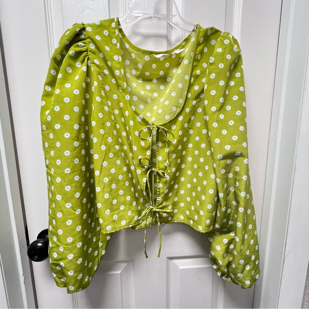 Levi’s Green Floral Women's Top